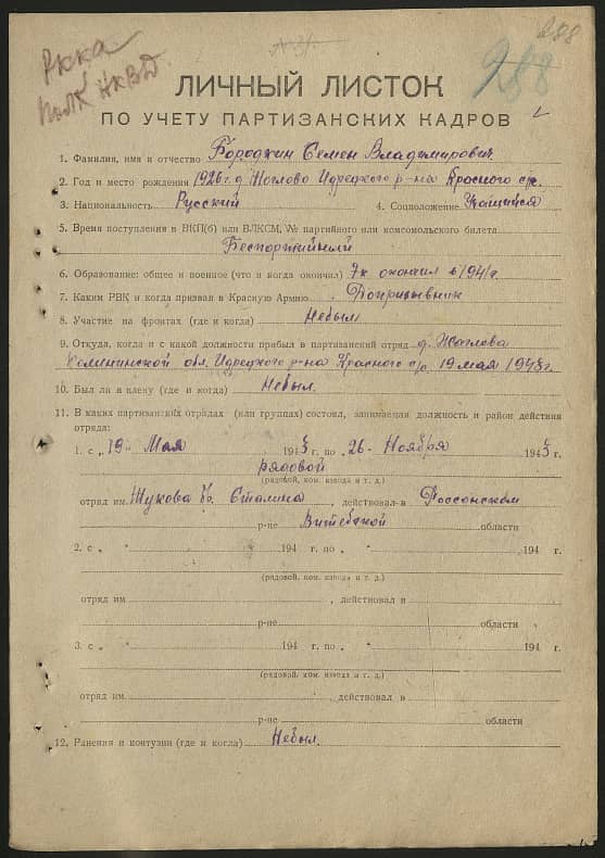 Бородкин Семен Владимирович Документ 1