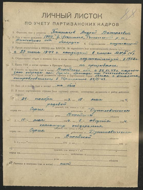 Бахмачев Андрей Васильевич Документ 1