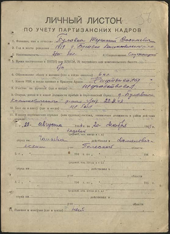 Булавка Терентий Васильевич Документ 1