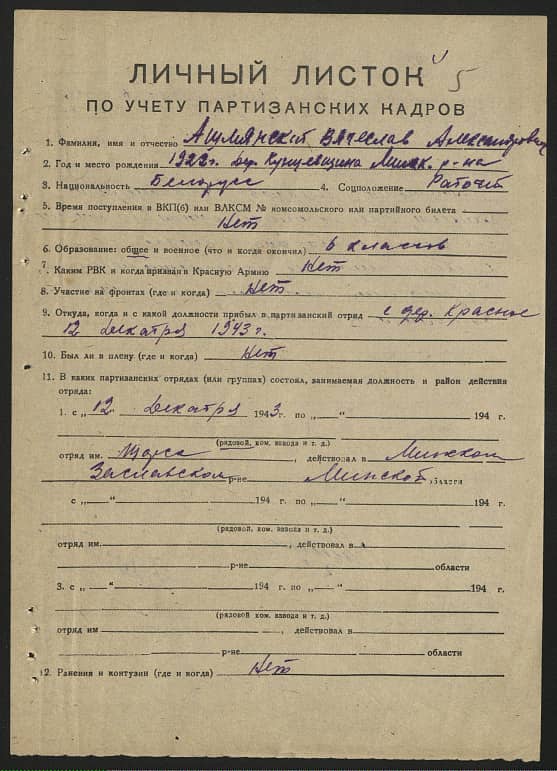 Ашлянский Вячеслав Александрович Документ 1