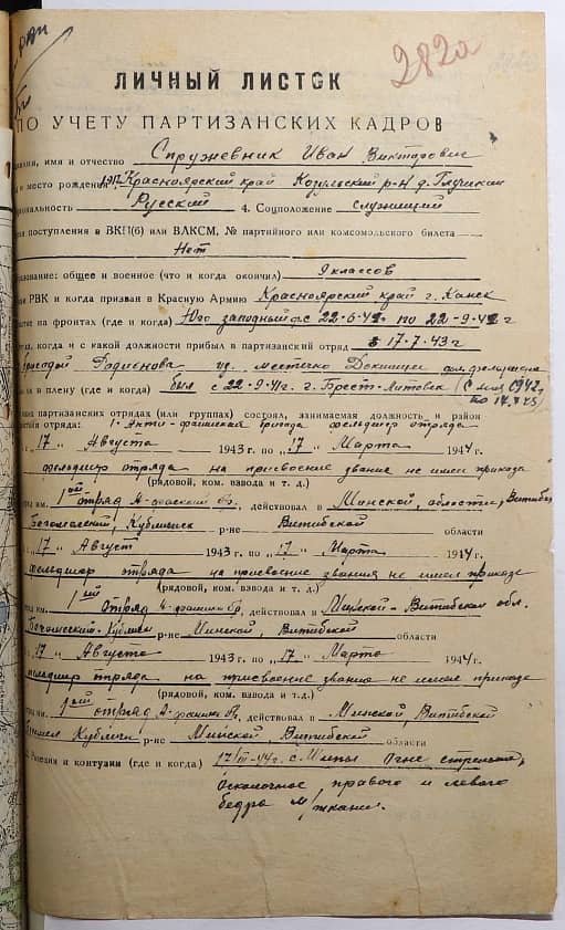 Спружевник Иван Викторович Документ 1