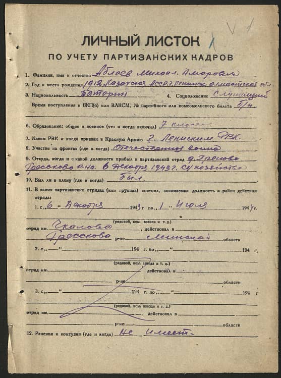 Аблеев Михаил Амарович Документ 1