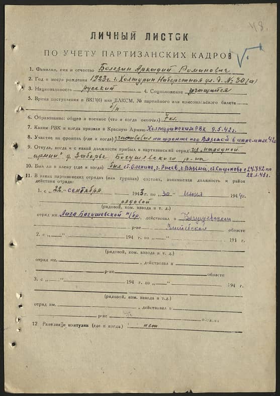 Болезин Аркадий Романович Документ 1