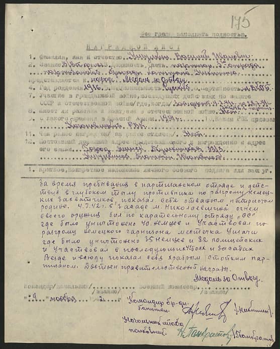 Кичулкин Василий Иванович Документ 1