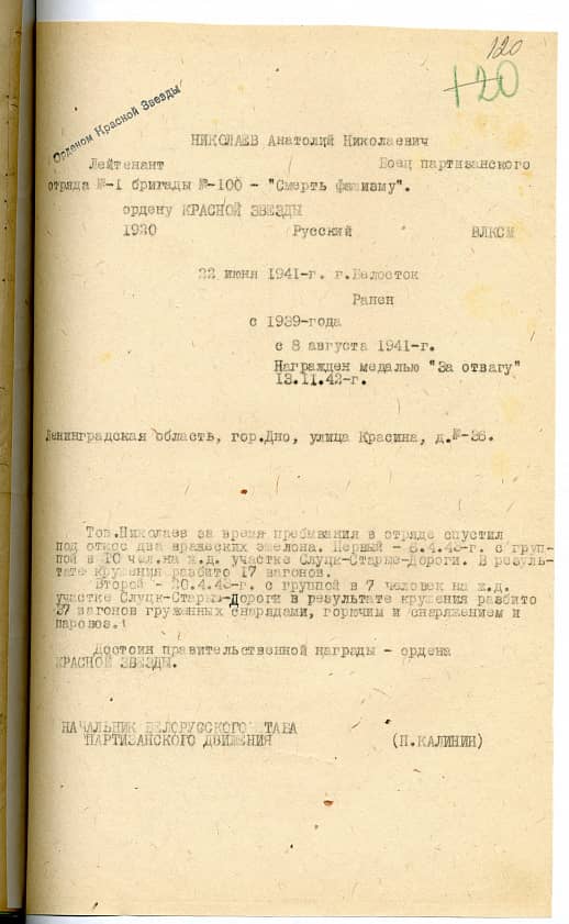 Николаев Анатолий Николаевич Документ 1