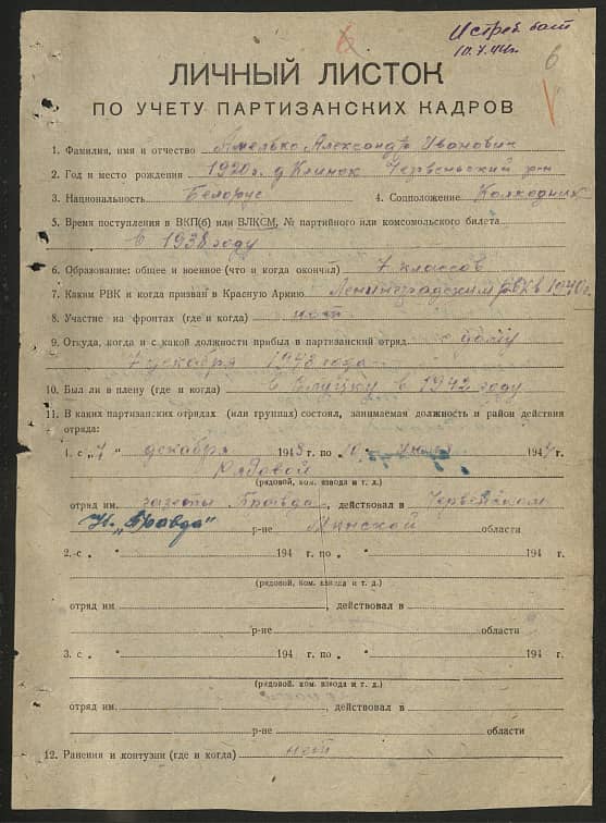 Амелько Александр Иванович Документ 1