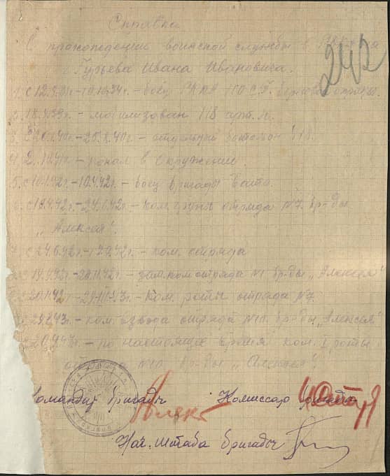 Гурьев Иван Иванович Документ 1