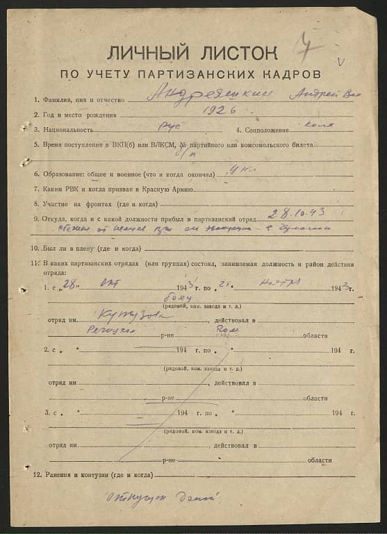 Андреяшкин Андрей Васильевич Документ 1