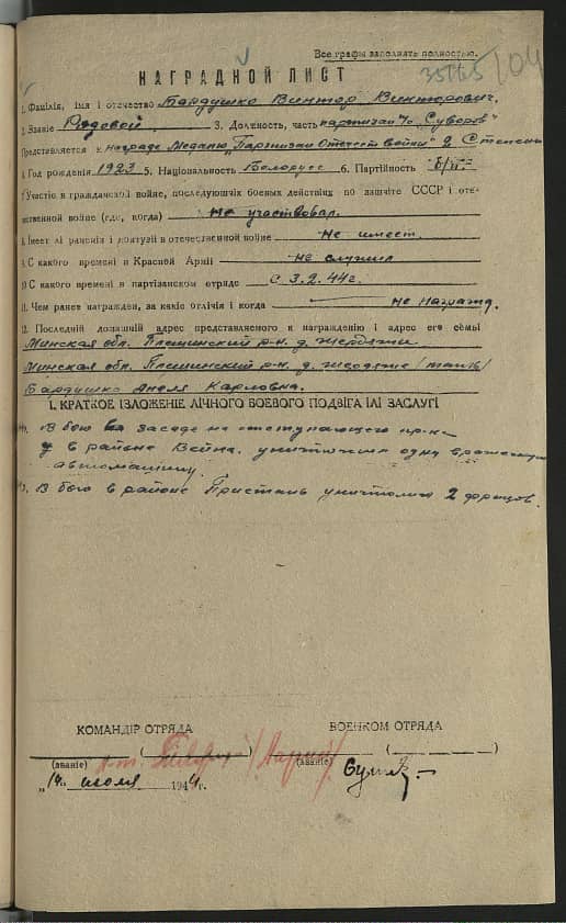 Бардушко Виктор Викторович Документ 1