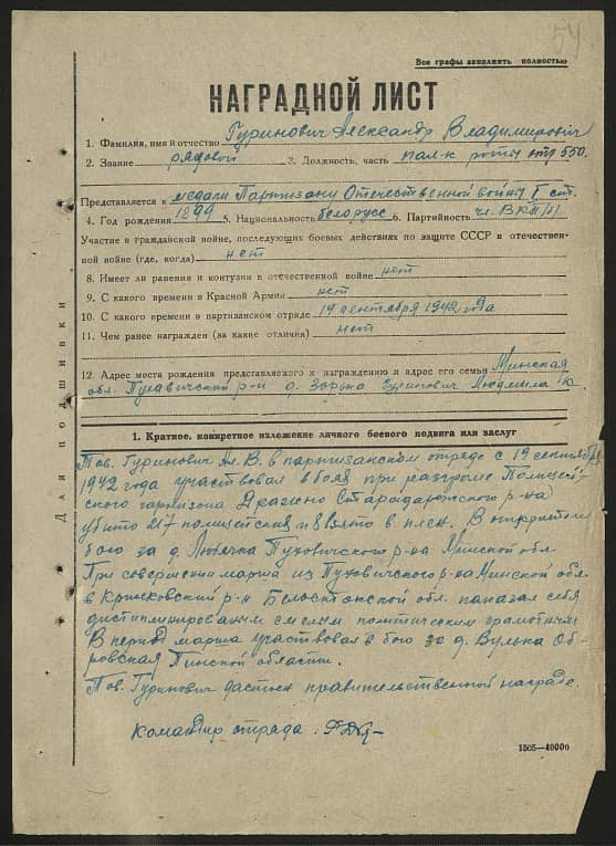 Гуринович Александр Владимирович Документ 1